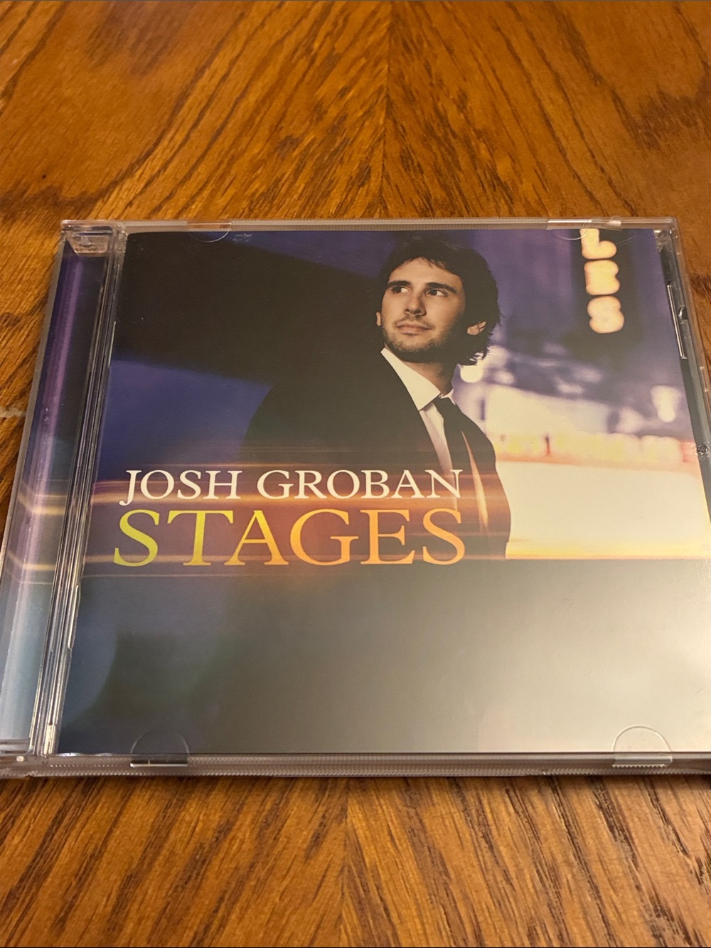 Josh Groban Stages CD - Black and Purple Cover